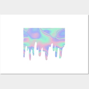 Dripping colors Posters and Art